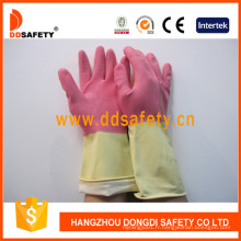 Gants Latex Rose pour Nettoyage Lavage DHL215